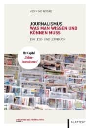 Cover von Journalismus: Was man wissen und können muss