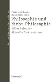 Cover von Philosophie und Nicht-Philosophie