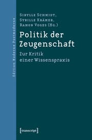 Cover von Politik der Zeugenschaft