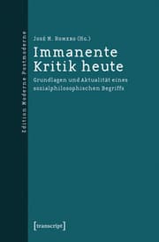 Cover von Immanente Kritik heute