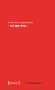 Cover von Transparenz: wörtlich und phänomenal II