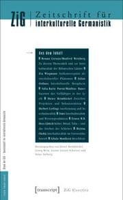 Cover von Zeitschrift für interkulturelle Germanistik