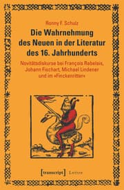 Cover von Die Wahrnehmung des Neuen in der Literatur des 16. Jahrhunderts
