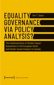 Cover von Equality Governance via Policy Analysis?