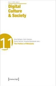 Cover von Digital Culture & Society (DCS)