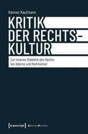 Cover von Kritik der Rechtskultur