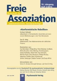 Cover von Freie Assoziation - Zeitschrift für psychoanalytische Sozialpsychologie 2/2015