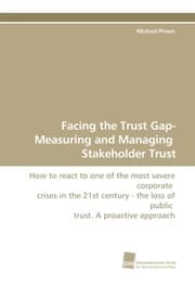 Cover von Facing the Trust Gap- Measuring and Managing Stakeholder Trust