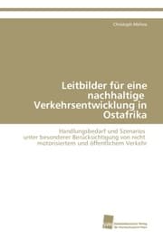 Cover von Leitbilder für eine nachhaltige Verkehrsentwicklung in Ostafrika
