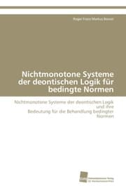 Cover von Nichtmonotone Systeme der deontischen Logik für bedingte Normen