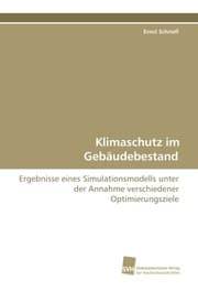 Cover von Klimaschutz im Gebäudebestand