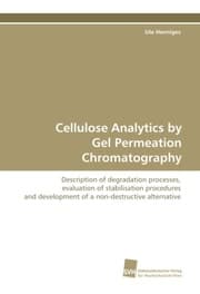 Cover von Cellulose Analytics by Gel Permeation Chromatography