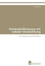 Cover von Kamerakalibrierung mit radialer Verzeichnung
