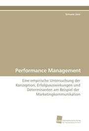 Cover von Performance Management
