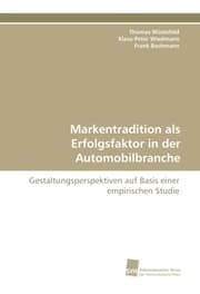 Cover von Markentradition als Erfolgsfaktor in der Automobilbranche