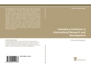 Cover von Subsidiary Initiatives in International Research and Development