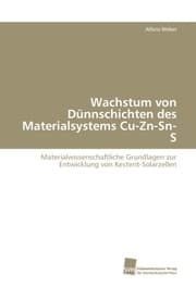 Cover von Wachstum von Dünnschichten des Materialsystems Cu-Zn-Sn-S