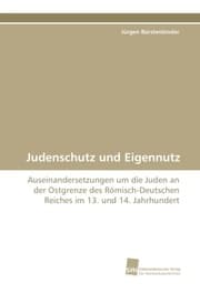 Cover von Judenschutz und Eigennutz