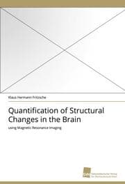 Cover von Quantification of Structural Changes in the Brain
