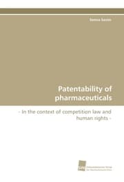 Cover von Patentability of pharmaceuticals