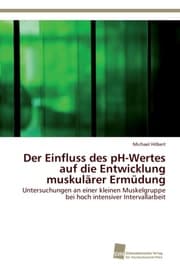 Cover von Der Einfluss des pH-Wertes auf die Entwicklung muskulärer Ermüdung