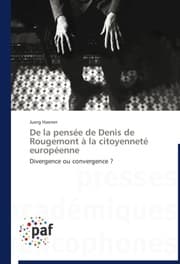 Cover von De la pensée de Denis de Rougemont à la citoyenneté européenne