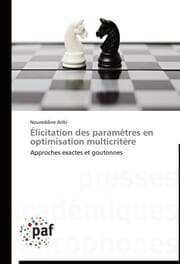 Cover von Élicitation des paramètres en optimisation multicritère