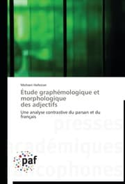 Cover von Étude graphémologique et morphologique des adjectifs