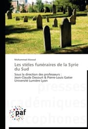 Cover von Les stèles funéraires de la Syrie du Sud