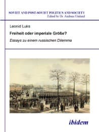 Cover von Freiheit oder imperiale Größe?