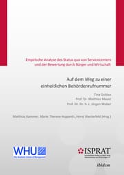 Cover von Auf dem Weg zu einer einheitlichen Behördenrufnummer