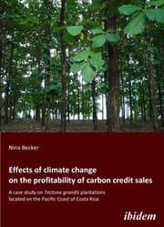 Cover von Effects of climate change on the profitability of carbon credit sales