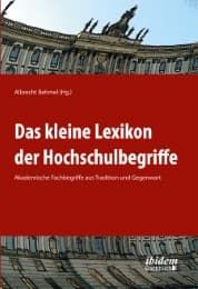 Cover von Das kleine Lexikon der Hochschulbegriffe