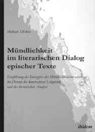 Cover von Mündlichkeit im literarischen Dialog epischer Texte