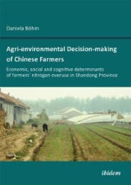 Cover von Agri-environmental Decision-making of Chinese Farmers