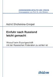 Cover von Einfuhr nach Russland leicht gemacht