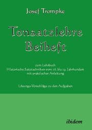 Cover von Tonsatzlehre Beiheft