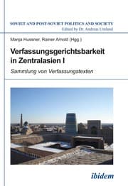 Cover von Verfassungsgerichtsbarkeit in Zentralasien I