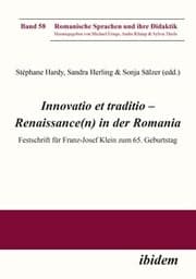Cover von Innovatio et traditio - Renaissance(n) in der Romania