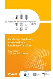Cover von Nachhaltige Verankerung von Biobanken als Forschungsinfrastruktur