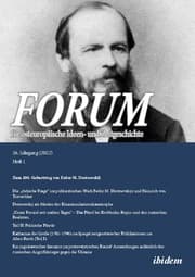 Cover von Forum für osteuropäische Ideen- und Zeitgeschichte