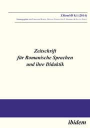 Cover von Zeitschrift für Romanische Sprachen und ihre Didaktik