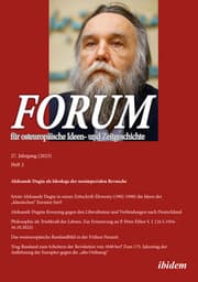 Cover von Forum für osteuropäische Ideen- und Zeitgeschichte