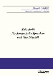 Cover von Zeitschrift für Romanische Sprachen und ihre Didaktik