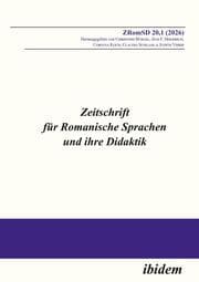 Cover von Zeitschrift für Romanische Sprachen und ihre Didaktik