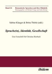 Cover von Sprache(n), Identität, Gesellschaft