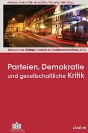 Cover von Parteien, Demokratie und gesellschaftliche Kritik