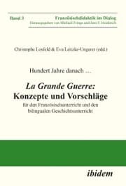 Cover von Hundert Jahre danach ...La Grande Guerre: Konzepte und Vorschläge