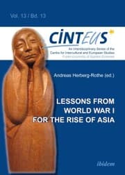 Cover von Lessons from World War I for the Rise of Asia