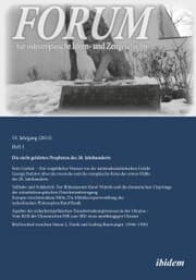 Cover von Forum für osteuropäische Ideen- und Zeitgeschichte